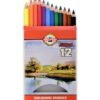 creioane colorate omega jumbo Koh-I-Noor set 12